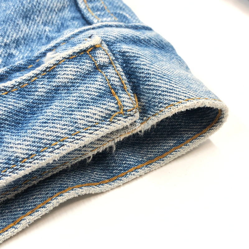 【中古品】【メンズ】 LEVI'S リーバイス DENIM BOA JACKET 70609-0214 USA製 デニムボアジャケット アウター 146-261010-hn-02-fur サイズ：L カラー：インディゴ/ホワイト 万代Net店