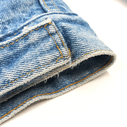 【中古品】【メンズ】 LEVI'S リーバイス DENIM BOA JACKET 70609-0214 USA製 デニムボアジャケット アウター 146-261010-hn-02-fur サイズ：L カラー：インディゴ/ホワイト 万代Net店
