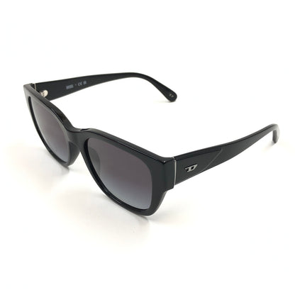 【現状渡し品】【メンズ/レディース】 DIESEL ディーゼル SQUARE SUNGLASSES DL2005 2001 スクエアサングラス アイウェア 203-260718-hn-03-fur サイズ：56ロ19 145 カラー：ブラック 万代Net店