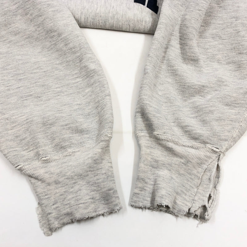 【現状渡し品】【メンズ】 CHAMPION チャンピオン REVERSE WEAVE "MICHIGAN" SWEATSHIRT 90S メキシコ製 リバースウィーブ スウェットシャツ トレーナー トップス 146-261010-hn-04-fur サイズ：XL カラー：グレー 万代Net店