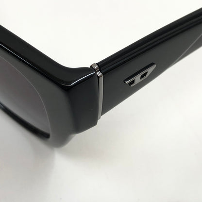 【現状渡し品】【メンズ/レディース】 DIESEL ディーゼル SQUARE SUNGLASSES DL2005 2001 スクエアサングラス アイウェア 203-260718-hn-03-fur サイズ：56ロ19 145 カラー：ブラック 万代Net店