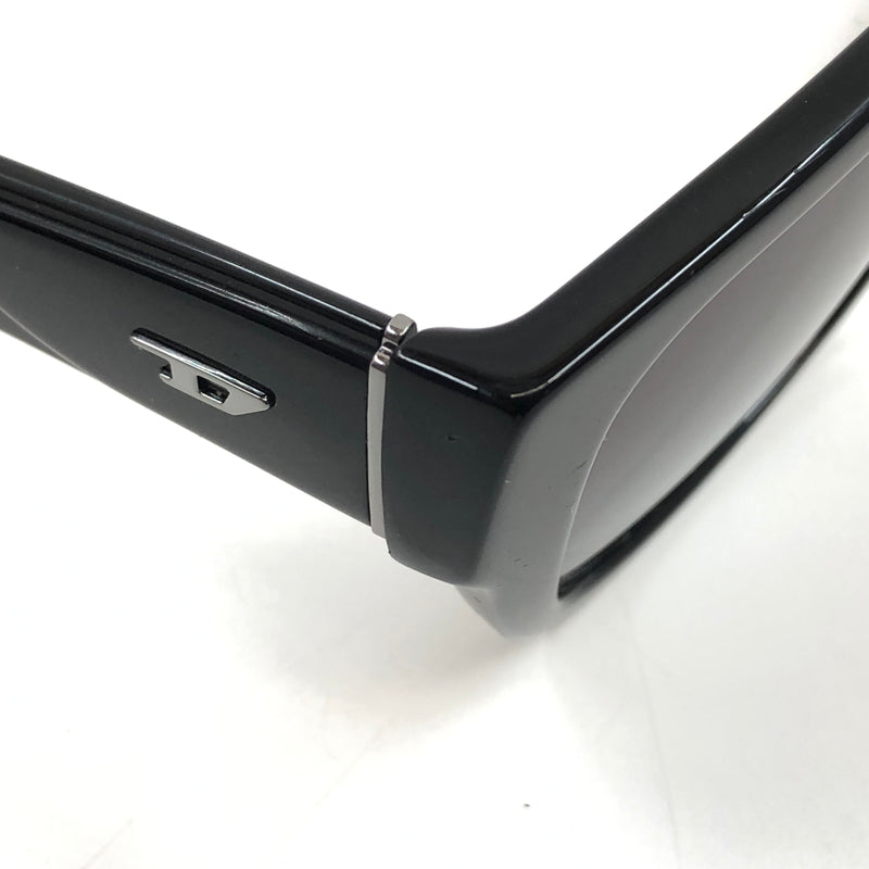 【現状渡し品】【メンズ/レディース】 DIESEL ディーゼル SQUARE SUNGLASSES DL2005 2001 スクエアサングラス アイウェア 203-260718-hn-03-fur サイズ：56ロ19 145 カラー：ブラック 万代Net店