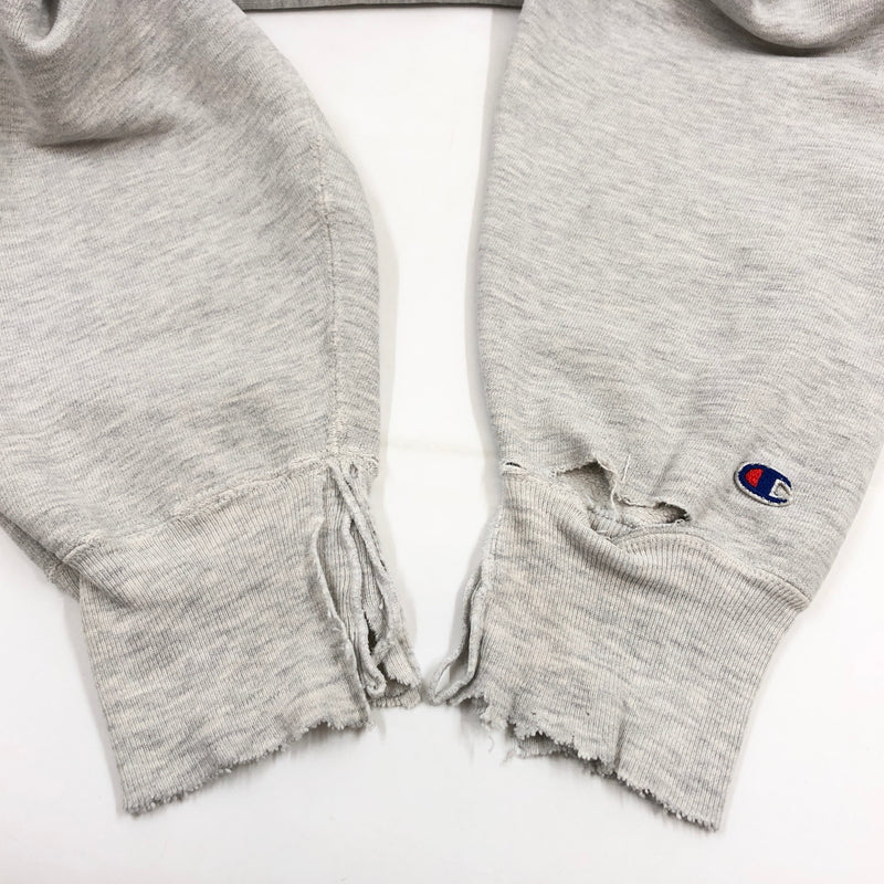 【現状渡し品】【メンズ】 CHAMPION チャンピオン REVERSE WEAVE "MICHIGAN" SWEATSHIRT 90S メキシコ製 リバースウィーブ スウェットシャツ トレーナー トップス 146-261010-hn-04-fur サイズ：XL カラー：グレー 万代Net店