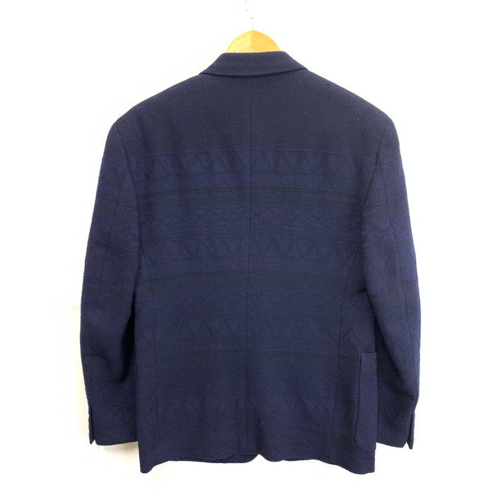 【中古品】【メンズ】 KENZO ケンゾー テーラードジャケット アウター ブランド 古着 141-260214-gm-20-fuz サイズ：1 カラー：ネイビー 万代Net店
