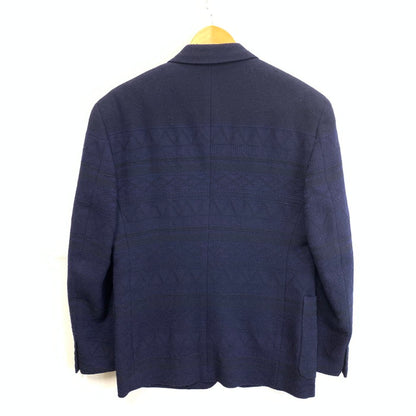 【中古品】【メンズ】 KENZO ケンゾー テーラードジャケット アウター ブランド 古着 141-260214-gm-20-fuz サイズ：1 カラー：ネイビー 万代Net店