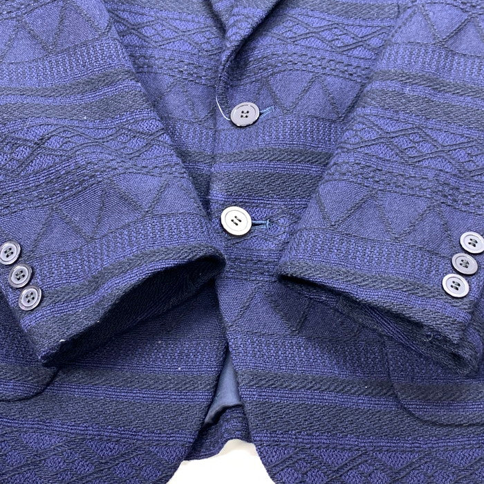 【中古品】【メンズ】 KENZO ケンゾー テーラードジャケット アウター ブランド 古着 141-260214-gm-20-fuz サイズ：1 カラー：ネイビー 万代Net店