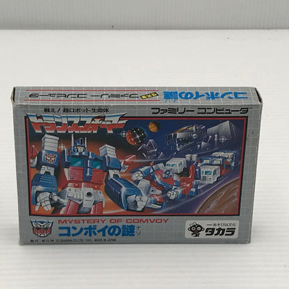 【中古品】 タカラ ファミコンソフト トランスフォーマー コンボイの謎 動作確認済み カビの付着あり 023-261002-ti-16-tagh 万代Net店