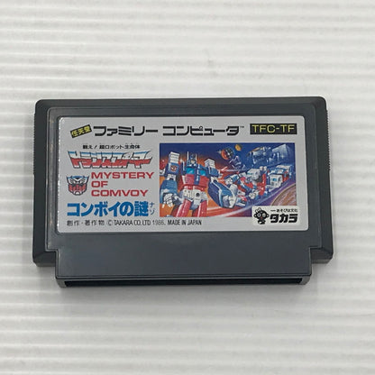 【中古品】 タカラ ファミコンソフト トランスフォーマー コンボイの謎 動作確認済み カビの付着あり 023-261002-ti-16-tagh 万代Net店