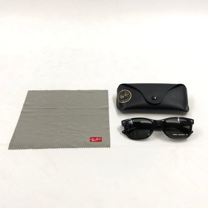 【中古品】【メンズ/レディース】 RAY-BAN レイバン NEW WAYFARER SUNGLASSES RB2132-F ニューウェイファーラー サングラス アイウェア 203-260718-hn-05-fur サイズ：55ロ18 140 カラー：ブラック 万代Net店