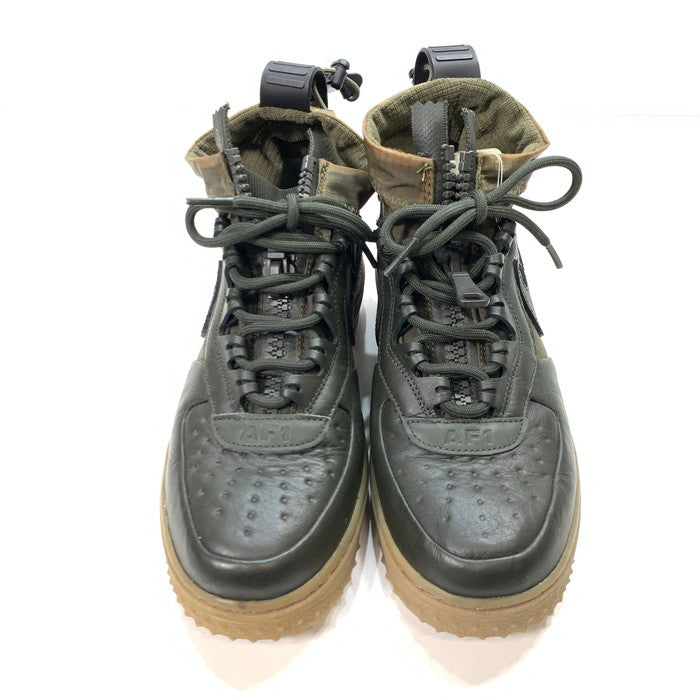 【中古品】【メンズ/レディース】 NIKE ナイキ CQ7211-300 AIR FORCE 1 HIGH WINTER GORE-TEX エアフォース 1 ゴアテックス スニーカー 160-260208-gm-25-fuz サイズ：24cm カラー：カーキ 万代Net店