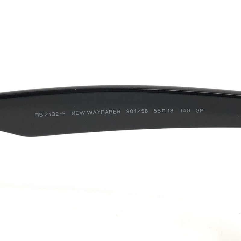 【中古品】【メンズ/レディース】 RAY-BAN レイバン NEW WAYFARER SUNGLASSES RB2132-F ニューウェイファーラー サングラス アイウェア 203-260718-hn-05-fur サイズ：55ロ18 140 カラー：ブラック 万代Net店