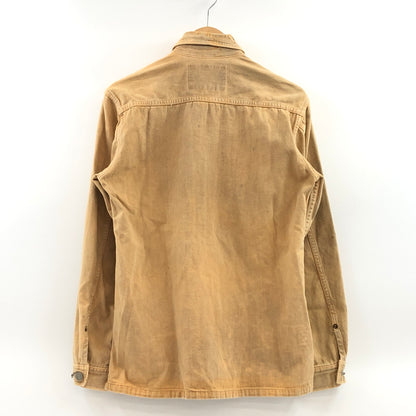 【中古品】【メンズ】 SUGAR CANE シュガーケーン DISTRESSED FINISH WORK SHIRT LOT241 ディストレスド フィニッシュ ワークシャツ カジュアルシャツ 長袖シャツ トップス 145-261010-hn-06-fur サイズ：36 カラー：ベージュ系 万代Net店