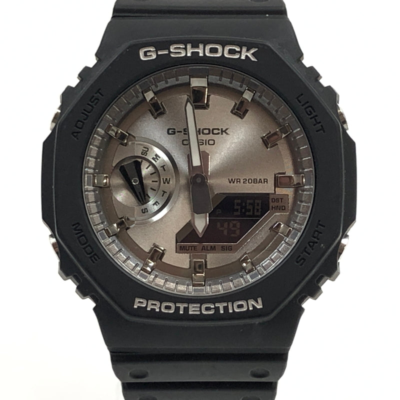 【中古品】【メンズ】 G-SHOCK ジーショック 2100 SERIES ANALOG-DIGITAL WATCH GA-2100SB-1AJF アナログデジタル 腕時計 196-260718-hn-04-fur カラー：ブラック 万代Net店