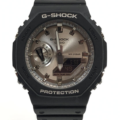 【中古品】【メンズ】 G-SHOCK ジーショック 2100 SERIES ANALOG-DIGITAL WATCH GA-2100SB-1AJF アナログデジタル 腕時計 196-260718-hn-04-fur カラー：ブラック 万代Net店