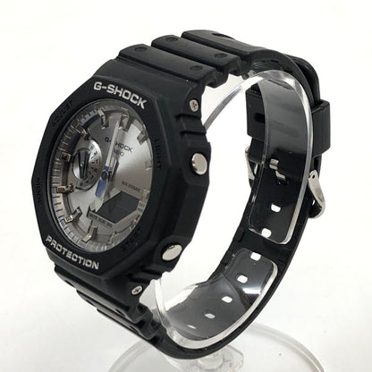 【中古品】【メンズ】 G-SHOCK ジーショック 2100 SERIES ANALOG-DIGITAL WATCH GA-2100SB-1AJF アナログデジタル 腕時計 196-260718-hn-04-fur カラー：ブラック 万代Net店