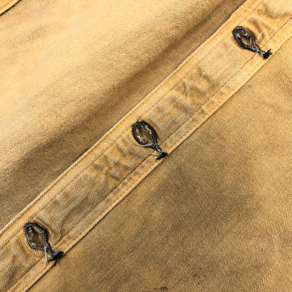 【中古品】【メンズ】 SUGAR CANE シュガーケーン DISTRESSED FINISH WORK SHIRT LOT241 ディストレスド フィニッシュ ワークシャツ カジュアルシャツ 長袖シャツ トップス 145-261010-hn-06-fur サイズ：36 カラー：ベージュ系 万代Net店