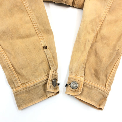 【中古品】【メンズ】 SUGAR CANE シュガーケーン DISTRESSED FINISH WORK SHIRT LOT241 ディストレスド フィニッシュ ワークシャツ カジュアルシャツ 長袖シャツ トップス 145-261010-hn-06-fur サイズ：36 カラー：ベージュ系 万代Net店