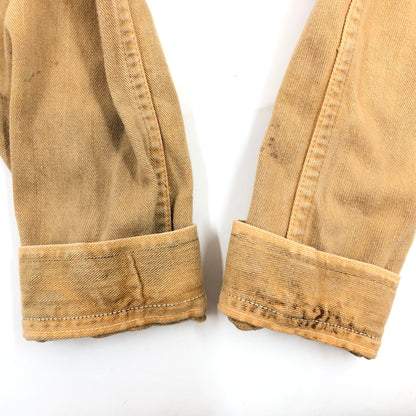 【中古品】【メンズ】 SUGAR CANE シュガーケーン DISTRESSED FINISH WORK SHIRT LOT241 ディストレスド フィニッシュ ワークシャツ カジュアルシャツ 長袖シャツ トップス 145-261010-hn-06-fur サイズ：36 カラー：ベージュ系 万代Net店