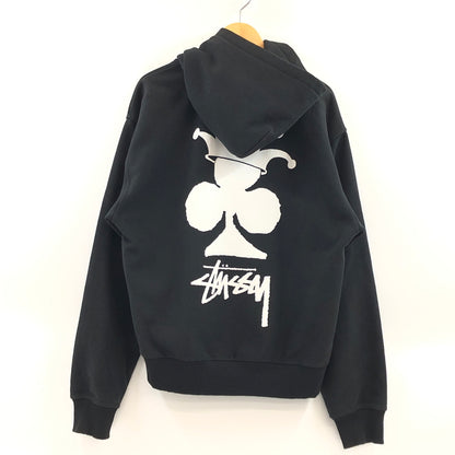 【中古品】【メンズ】 STUSSY ステューシー FULL ZIP HOODIE SWEATSHIRT 1974854 フルジップフーディー スウェットシャツ パーカー トップス 142-261010-hn-07-fur サイズ：L カラー：ブラック/ホワイト 万代Net店