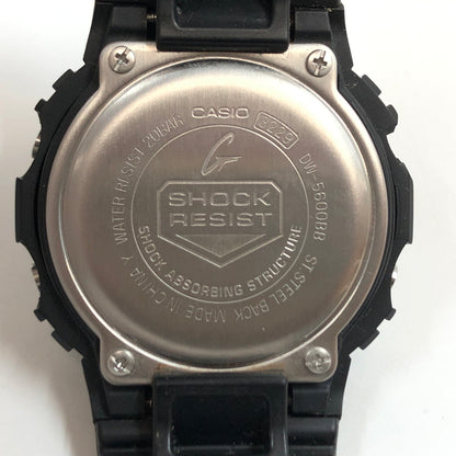 【中古品】【メンズ】 G-SHOCK ジーショック DIGITAL WATCH DW-5600BB-1JF デジタル 腕時計 196-260718-hn-06-fur カラー：ブラック 万代Net店