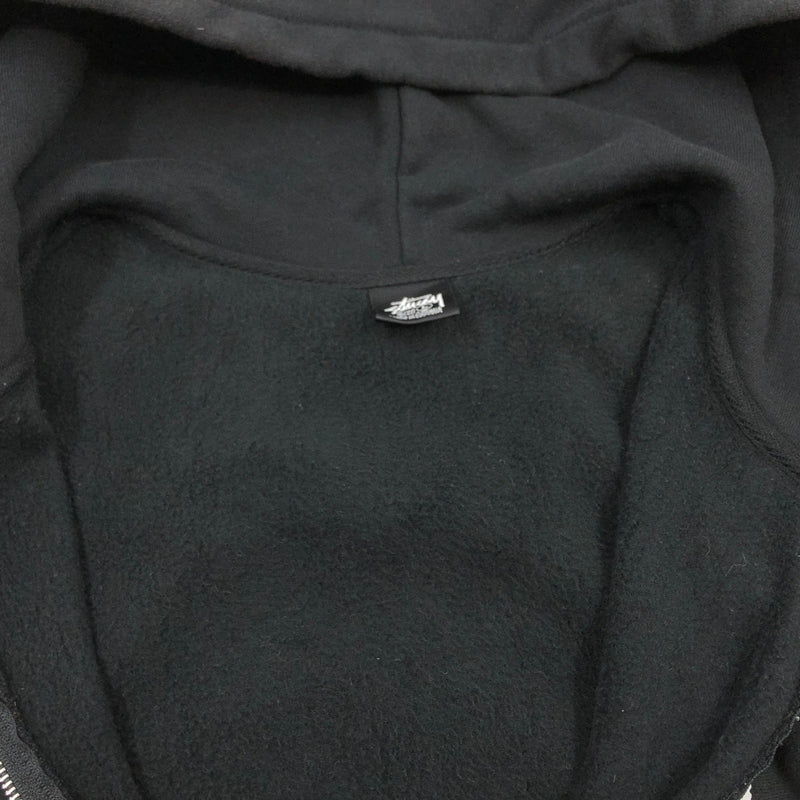 【中古品】【メンズ】 STUSSY ステューシー FULL ZIP HOODIE SWEATSHIRT 1974854 フルジップフーディー スウェットシャツ パーカー トップス 142-261010-hn-07-fur サイズ：L カラー：ブラック/ホワイト 万代Net店