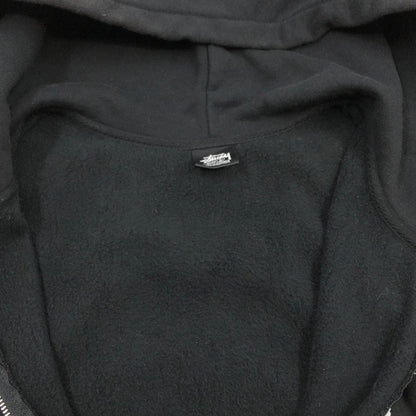 【中古品】【メンズ】 STUSSY ステューシー FULL ZIP HOODIE SWEATSHIRT 1974854 フルジップフーディー スウェットシャツ パーカー トップス 142-261010-hn-07-fur サイズ：L カラー：ブラック/ホワイト 万代Net店