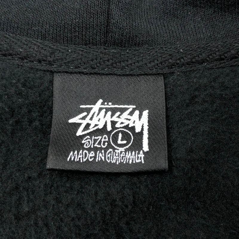 【中古品】【メンズ】 STUSSY ステューシー FULL ZIP HOODIE SWEATSHIRT 1974854 フルジップフーディー スウェットシャツ パーカー トップス 142-261010-hn-07-fur サイズ：L カラー：ブラック/ホワイト 万代Net店