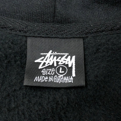 【中古品】【メンズ】 STUSSY ステューシー FULL ZIP HOODIE SWEATSHIRT 1974854 フルジップフーディー スウェットシャツ パーカー トップス 142-261010-hn-07-fur サイズ：L カラー：ブラック/ホワイト 万代Net店