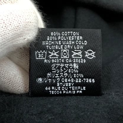 【中古品】【メンズ】 STUSSY ステューシー FULL ZIP HOODIE SWEATSHIRT 1974854 フルジップフーディー スウェットシャツ パーカー トップス 142-261010-hn-07-fur サイズ：L カラー：ブラック/ホワイト 万代Net店