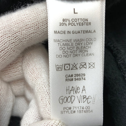【中古品】【メンズ】 STUSSY ステューシー FULL ZIP HOODIE SWEATSHIRT 1974854 フルジップフーディー スウェットシャツ パーカー トップス 142-261010-hn-07-fur サイズ：L カラー：ブラック/ホワイト 万代Net店