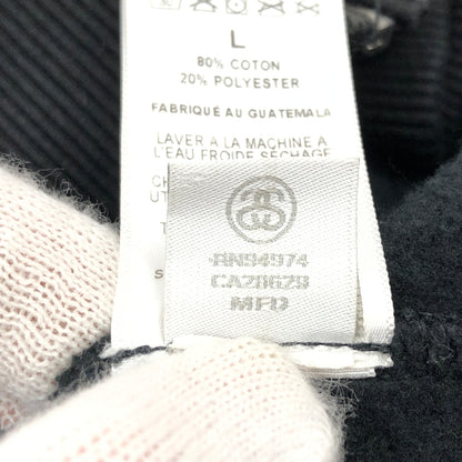 【中古品】【メンズ】 STUSSY ステューシー FULL ZIP HOODIE SWEATSHIRT 1974854 フルジップフーディー スウェットシャツ パーカー トップス 142-261010-hn-07-fur サイズ：L カラー：ブラック/ホワイト 万代Net店