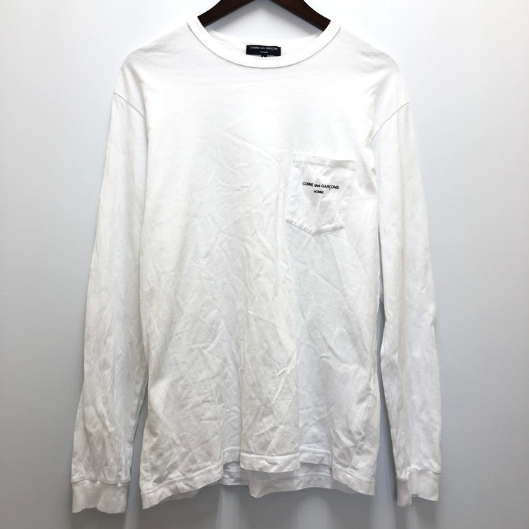 【中古品】【メンズ】 COMME des GARCONS HOMME コムデギャルソンオム COMME des GARCONS HOMME コムデギャルソン オム 綿天竺 L/S Tシャツ HD-T010 (fuz) 140-240815-SU-16-tom カラー：ホワイト 万代Net店