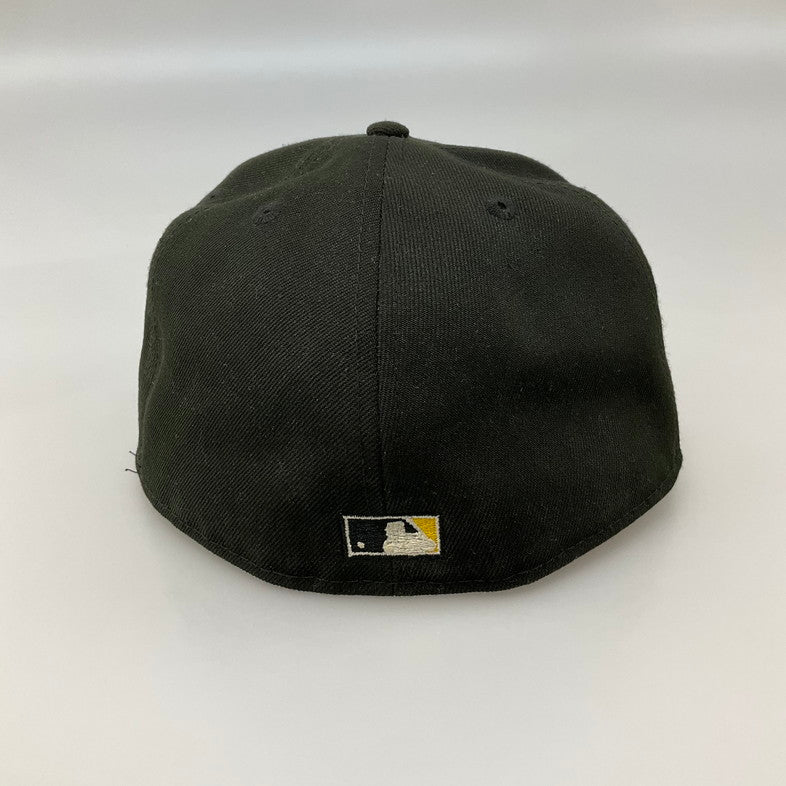 【中古品】【メンズ】 NEW ERA ニューエラ 59FIFTY オークランド・アスレチックス キャップ 185-260422-SS-02-iwa サイズ：7 3/4 カラー：ブラック 万代Net店