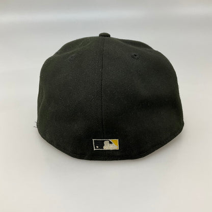 【中古品】【メンズ】 NEW ERA ニューエラ 59FIFTY オークランド・アスレチックス キャップ 185-260422-SS-02-iwa サイズ：7 3/4 カラー：ブラック 万代Net店