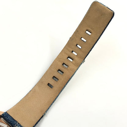 【現状渡し品】【レディース】 DIESEL ディーゼル DENIM STRAP KRAY ANALOG WATCH DZ5510 デニムストラップ クレイ アナログ 腕時計 197-260718-hn-07-fur カラー：ブルー/ゴールド 万代Net店