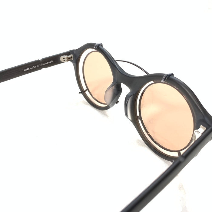 【中古品】【メンズ/レディース】 beautiful people ビューティフルピープル JINS ジンズ クリップオン サングラス アイウェア ブランド 203-260208-gm-29-fuz カラー：ブラック 万代Net店