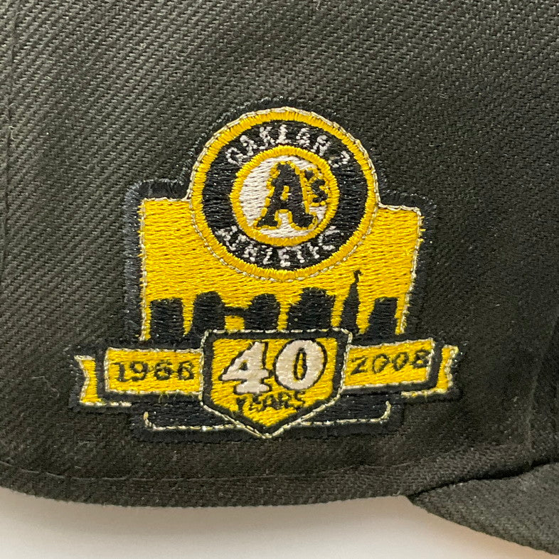 【中古品】【メンズ】 NEW ERA ニューエラ 59FIFTY オークランド・アスレチックス キャップ 185-260422-SS-02-iwa サイズ：7 3/4 カラー：ブラック 万代Net店