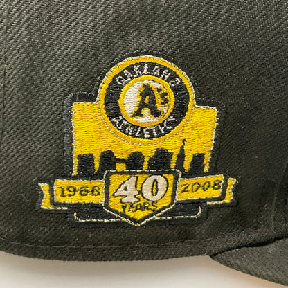 【中古品】【メンズ】 NEW ERA ニューエラ 59FIFTY オークランド・アスレチックス キャップ 185-260422-SS-02-iwa サイズ：7 3/4 カラー：ブラック 万代Net店