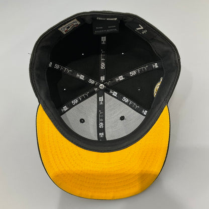 【中古品】【メンズ】 NEW ERA ニューエラ 59FIFTY オークランド・アスレチックス キャップ 185-260422-SS-02-iwa サイズ：7 3/4 カラー：ブラック 万代Net店