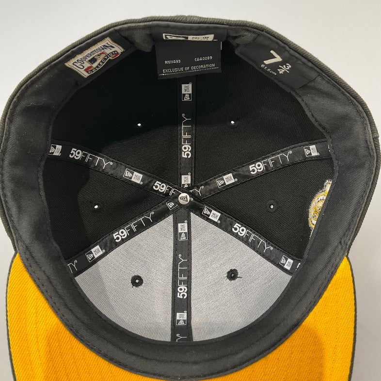 【中古品】【メンズ】 NEW ERA ニューエラ 59FIFTY オークランド・アスレチックス キャップ 185-260422-SS-02-iwa サイズ：7 3/4 カラー：ブラック 万代Net店