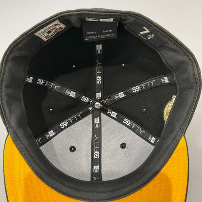 【中古品】【メンズ】 NEW ERA ニューエラ 59FIFTY オークランド・アスレチックス キャップ 185-260422-SS-02-iwa サイズ：7 3/4 カラー：ブラック 万代Net店