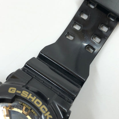 【中古品】【メンズ】 G-SHOCK ジーショック 110 SERIES ANALOG-DIGITAL WATCH GA-110GB-1AJF アナログデジタル 腕時計 196-260718-hn-09-fur カラー：ブラック/ゴールド 万代Net店