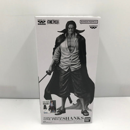 【中古美品】 バンプレくじ PREMIUM ワンピース シャンクス A賞 ブラシカラー 未開封 箱イタミ大 047-260702-ti-10-tagh 万代Net店