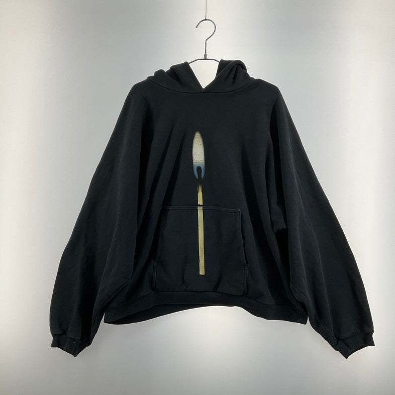 【中古品】【メンズ】 YEEZY DONDA 2 LIT MATCH HOODIE 147-260422-SS-04-iwa サイズ：S カラー：ブラック 万代Net店