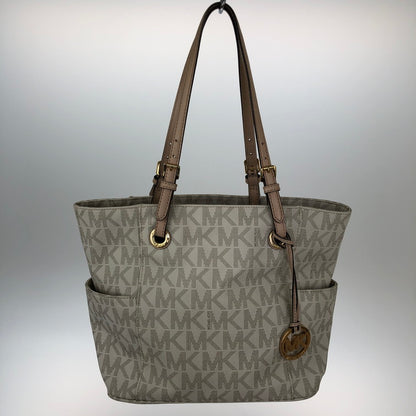 【中古品】【レディース】 Michael Kors マイケルコース 30S11TTT4B TOTE BAG トートバッグ カバン 鞄 180-241227-SY-17-iwa カラー：ホワイト/ベージュ/ゴールド系 万代Net店