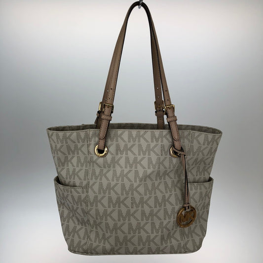 【中古品】【レディース】 Michael Kors マイケルコース 30S11TTT4B TOTE BAG トートバッグ カバン 鞄  180-241227-SY-17-iwa カラー：ホワイト/ベージュ/ゴールド系 万代Net店