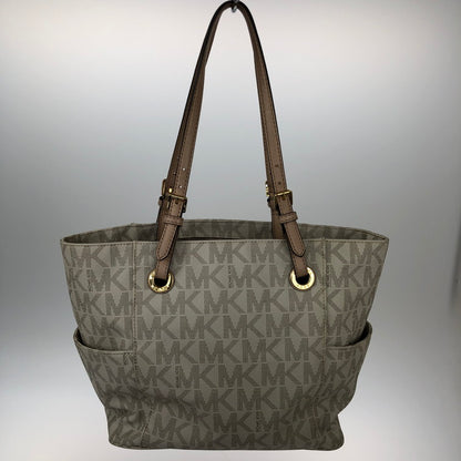 【中古品】【レディース】 Michael Kors マイケルコース 30S11TTT4B TOTE BAG トートバッグ カバン 鞄 180-241227-SY-17-iwa カラー：ホワイト/ベージュ/ゴールド系 万代Net店
