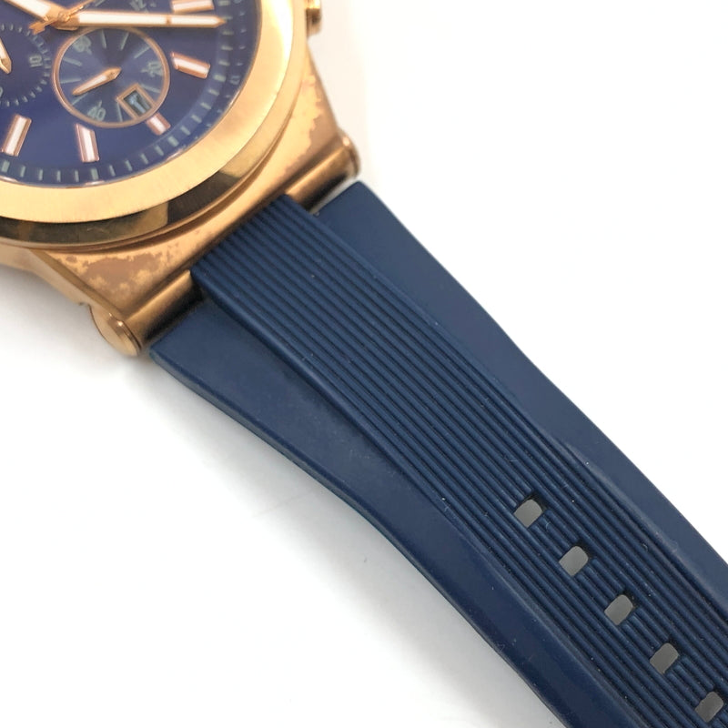 【中古品】【メンズ】 MICHAEL KORS マイケルコース CHRONOGRAPH WATCH MK-8295 クロノグラフ アナログ 腕時計 197-260718-hn-08-fur カラー：ネイビー/ローズゴールド 万代Net店