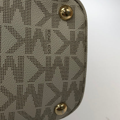 【中古品】【レディース】 Michael Kors マイケルコース 30S11TTT4B TOTE BAG トートバッグ カバン 鞄 180-241227-SY-17-iwa カラー：ホワイト/ベージュ/ゴールド系 万代Net店