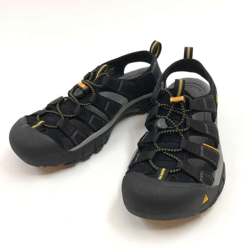 【中古品】【メンズ】 KEEN キーン NEWPORT H２ SANDALS 1001907 ニューポート H２ サンダル シューズ 靴 164-260719-hn-01-fur サイズ：26.5cm US8.5 カラー：ブラック/グレー 万代Net店